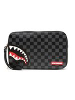 sprayground kid pochette à carreaux - Noir