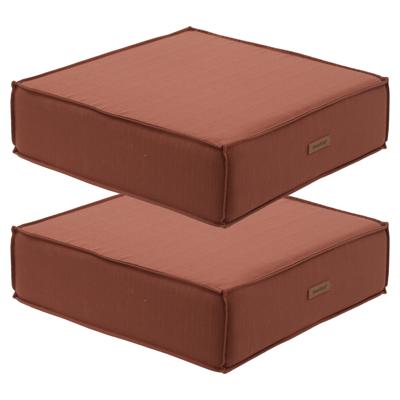 2x hesperide vloerkussen korai - terracotta - pu-schuim/polyester - 45 x 45 cm - zitkussen 2x hesperide vloerkussen korai - terracotta - pu-schuim/polyester - 45 x 45 cm - zitkussen