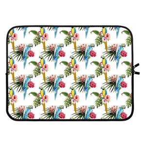 Kleurrijke papegaaien: Laptop sleeve 15 inch