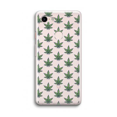 Weed: Google Pixel 3 Transparant Hoesje