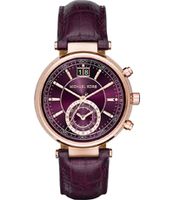 Horlogeband Michael Kors MK2580 Leder Bordeaux 20mm