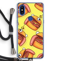 Hamburger: Xiaomi Mi Mix 3 Transparant Hoesje met koord