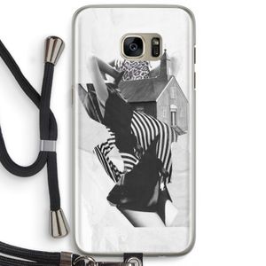 House: Samsung Galaxy S7 Edge Transparant Hoesje met koord