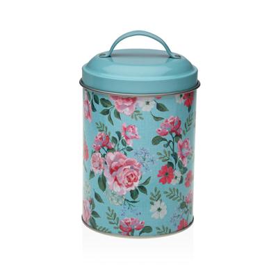 Tin Versa Blauw Blommor