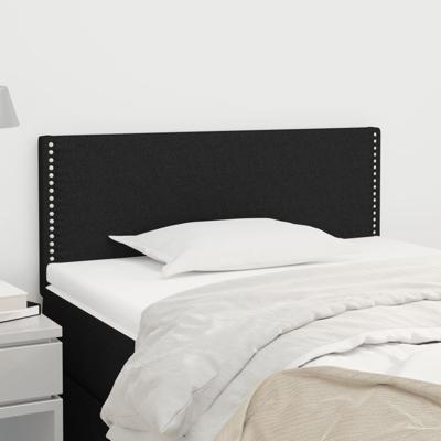 Hoofdbord 90x5x78/88 cm stof zwart