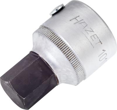 HAZET Dopsleutelbit 1010-19 · 3/4 inch (20 mm) vierkant hol · Binnen-zeskant-profiel · SW 19 mm