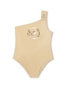 Michael Kors Kids maillot de bain à logo imprimé - Tons neutres