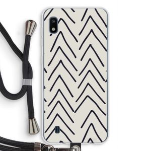 Marrakech Arrows: Samsung Galaxy A10 Transparant Hoesje met koord