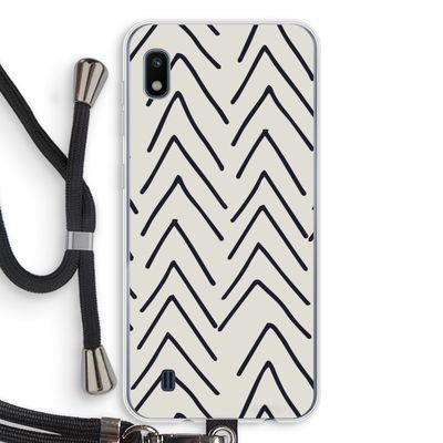Marrakech Arrows: Samsung Galaxy A10 Transparant Hoesje met koord