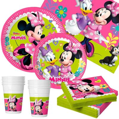 Set feestartikelen Minnie Mouse Happy Deluxe 89 Onderdelen 16