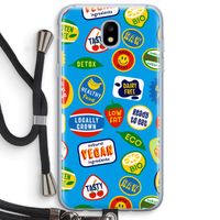 Fruitsticker: Samsung Galaxy J5 (2017) Transparant Hoesje met koord Fruitsticker: Samsung Galaxy J5 (2017) Transparant Hoesje met koord