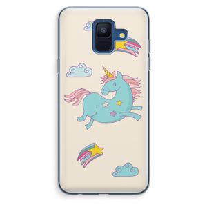 Vliegende eenhoorn: Samsung Galaxy A6 (2018) Transparant Hoesje