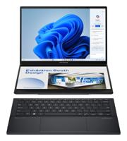 ASUS Zenbook Duo UX8406MA-PZ026W Intel Core Ultra 9 185H Laptop 35,6 cm (14") Touchscreen 3K 32 GB LPDDR5x-SDRAM 1 TB SSD Wi-Fi 6E (802.11ax) Windows 11 Home Grijs