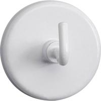 Maul Magneet (Ø x h) 36 mm x 36 mm rond, met haak Wit 5 stuk(s) 6158002