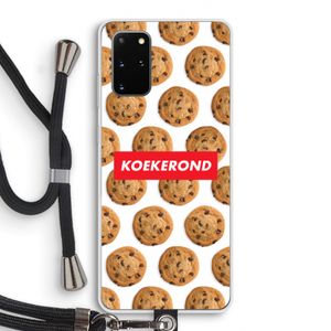 Koekerond: Samsung Galaxy S20 Plus Transparant Hoesje met koord