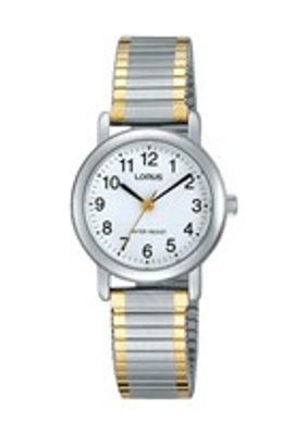 Horlogeband Lorus V501-X471 / RRS79VX9 Staal Bi-Color