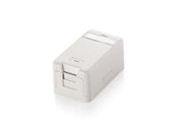Equip 12512107201 1-Port Keystone Jack Surface Mount Box, 65 mm, 37 mm, 30 mm, 160 mm