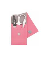 Erbe Solingen 3-delige manicure etui met drukknoop sluiting oud rose (erbe9672) Erbe Solingen 3-delige manicure etui met drukknoop sluiting oud rose (erbe9672)