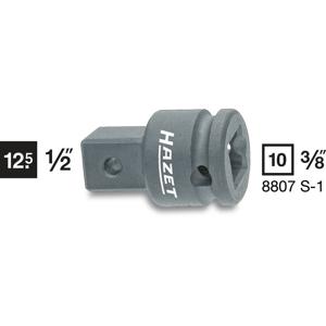 Hazet HAZET 8807S-1 Dopsleuteladapter Aandrijving 3/8 (10 mm) Uitvoering 1/2 (12.5 mm) 35.5 mm 1 stuk(s)