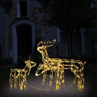 3-delige Kerstverlichting rendieren 229 LED's