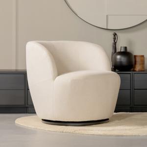 WOOOD Exclusive Draaifauteuil Serra Woven - Off White