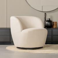 WOOOD Exclusive Draaifauteuil Serra Woven - Off White