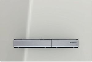 Geberit Sigma 50 bedieningspaneel zandgrijs/chroom voor Sigma reservoirs 8cm (UP720) en 12cm (UP320)