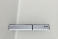 Geberit Sigma 50 bedieningspaneel zandgrijs/chroom voor Sigma reservoirs 8cm (UP720) en 12cm (UP320)