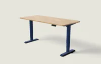 Desktronic HomePro bureau Diepblauw / Massief Eiken / 180x80 cm Desktronic HomePro bureau Diepblauw / Massief Eiken / 180x80 cm