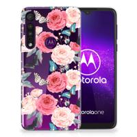 Motorola One Macro | TPU Case | Butterfly Roses