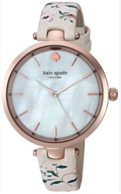 Horlogeband Kate Spade New York KSW1422 Leder Wit