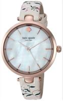 Horlogeband Kate Spade New York KSW1422 Leder Wit