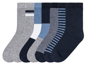 pepperts! Jongens sokken, hoog bio-katoengehalte, 7 paar (39/42, Grijs/blauw/marineblauw/wit)