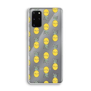 Ananas: Samsung Galaxy S20 Plus Transparant Hoesje