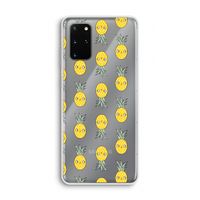 Ananas: Samsung Galaxy S20 Plus Transparant Hoesje