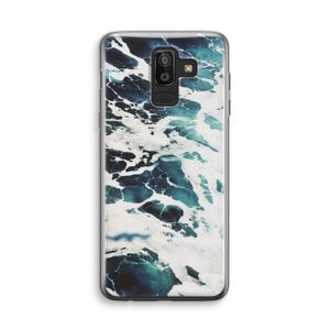 Golven: Samsung Galaxy J8 (2018) Transparant Hoesje