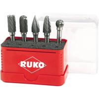 RUKO 116004 Wolfraamcarbide Gietijzer, Roestvrijstaal, Staal, Titanium alloys 5 stuk(s) - thumbnail