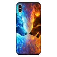 Fire & Ice: iPhone XS Max Tough Case