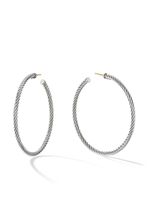 David Yurman boucles d'oreilles Cable en argent sterling - thumbnail