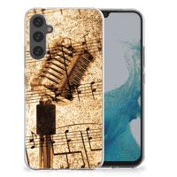 Samsung Galaxy A34 | Siliconen hoesje | met foto Bladmuziek