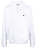 Lacoste hoodie à patch logo - Blanc - thumbnail