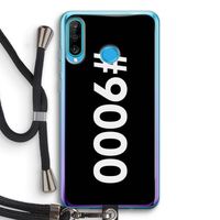 #9000: Huawei P30 Lite Transparant Hoesje met koord