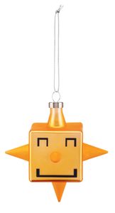 Alessi Kerstbal Le Palle Quadrate - Cubik Star - GJ02/2 - door Marcello Jori