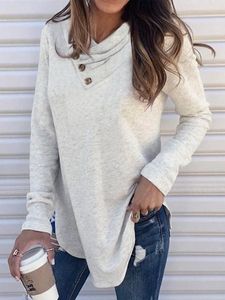 Simple Asymmetrical Cotton-Blend Top