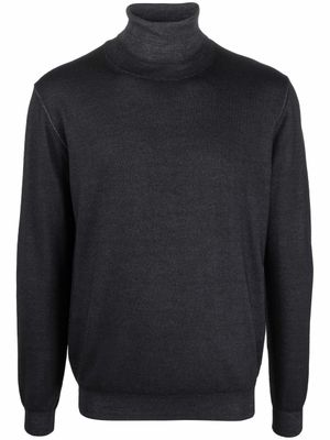 DONDUP pull en laine mérinos à col roulé - Noir