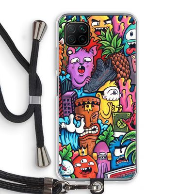 Vexx Mixtape: Huawei P40 Lite Transparant Hoesje met koord