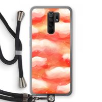Lichte Wolken: Xiaomi Redmi 9 Transparant Hoesje met koord