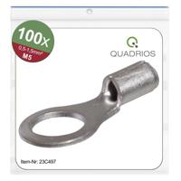 Quadrios 23C497 Ringkabelschoen Dwarsdoorsnede (max.): 1.5 mm² Gat diameter: 5.3 mm Ongeïsoleerd 100 stuk(s) - thumbnail