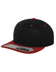 Flexfit FX110 110 Fitted Snapback - Black/Red - One Size