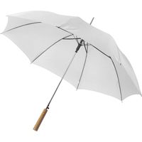 Witte grote paraplu van 102 cm doorsnede   - - thumbnail